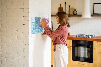 Schreib magnettafel Fröhliche Momente am Wasser mit Flamingos