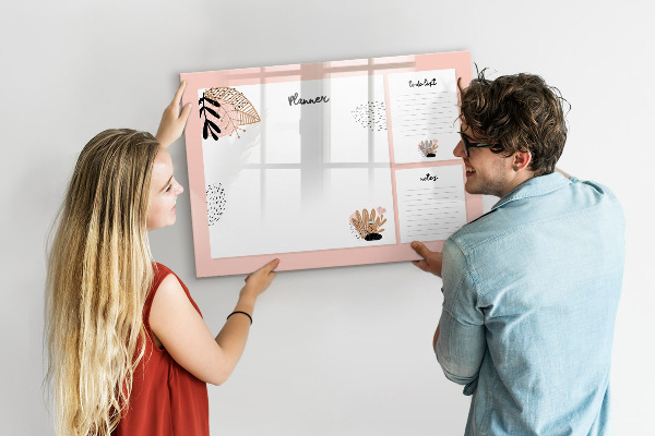 Schreib magnettafel Planer mit Platz für Fotos