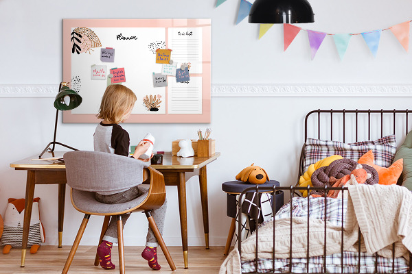 Schreib magnettafel Planer mit Platz für Fotos