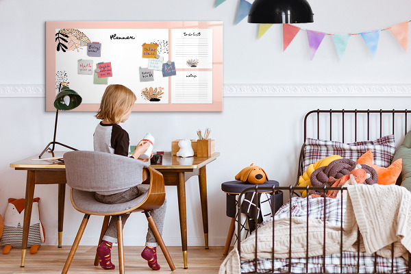 Schreib magnettafel Planer mit Platz für Fotos