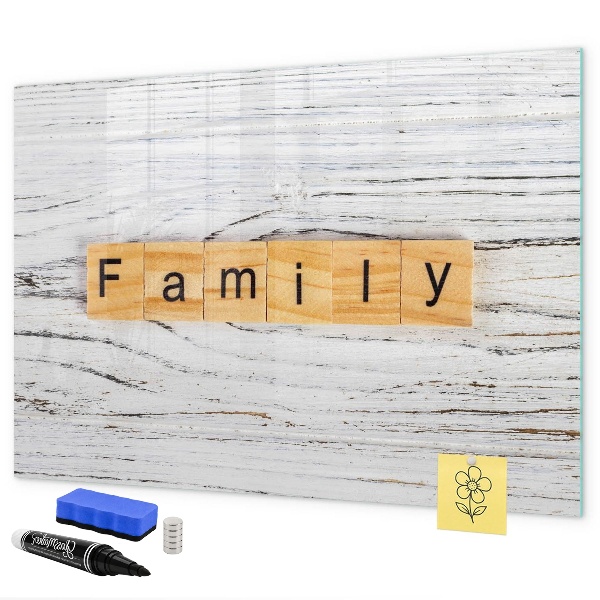 Magnettafel zum schreiben Pinnwand für Fotos und Notizen