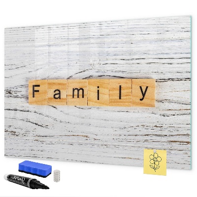 Magnettafel zum schreiben Pinnwand für Fotos und Notizen