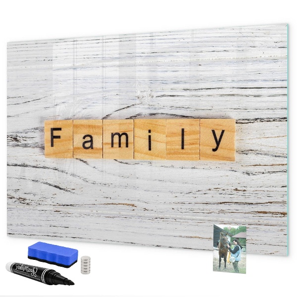 Magnettafel zum schreiben Pinnwand für Fotos und Notizen