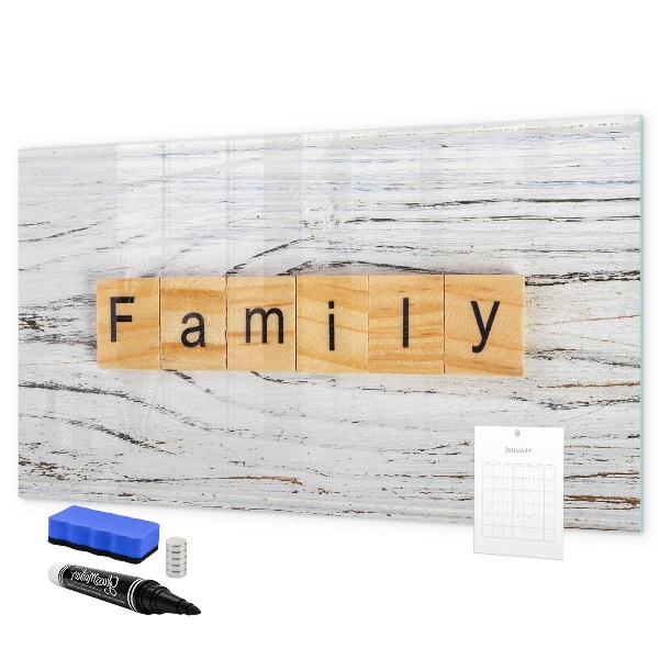 Magnettafel zum schreiben Pinnwand für Fotos und Notizen
