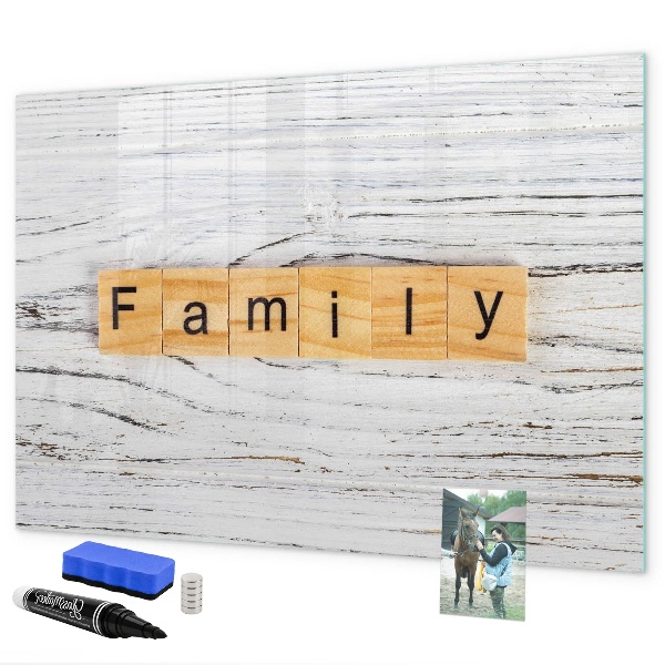 Magnettafel zum schreiben Pinnwand für Fotos und Notizen