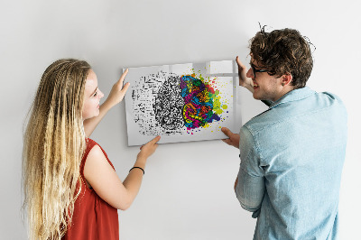 Magnettafel zum schreiben Ein kreativer Raum für Erinnerungen und Ideen