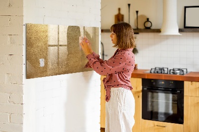 Schreib magnettafel Goldene Tafel für Notizen und Fotos