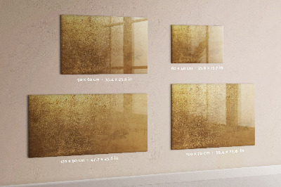 Schreib magnettafel Goldene Tafel für Notizen und Fotos