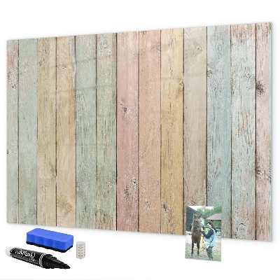 Magnettafel zum schreiben Eine farbenfrohe Tafel für Fotos und Notizen