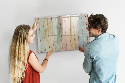 Magnettafel zum schreiben Eine farbenfrohe Tafel für Fotos und Notizen