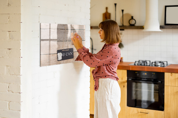 Magnettafel zum schreiben Kreative Pinnwand für Fotos und Notizen