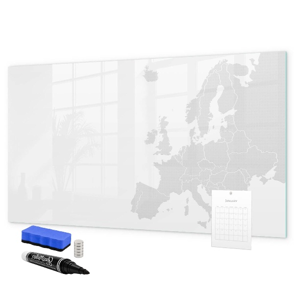 Magnettafel zum schreiben Interaktives Poster für Fotos und Notizen