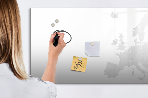 Magnettafel zum schreiben Interaktives Poster für Fotos und Notizen