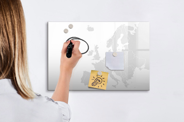 Magnettafel zum schreiben Interaktives Poster für Fotos und Notizen
