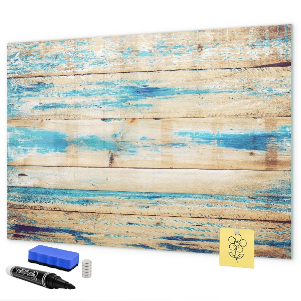 Magnettafel zum schreiben Stilvolle Pinnwand für Fotos und Notizen