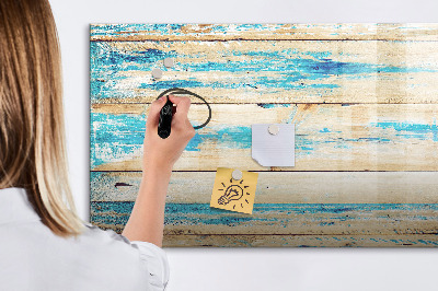 Magnettafel zum schreiben Stilvolle Pinnwand für Fotos und Notizen