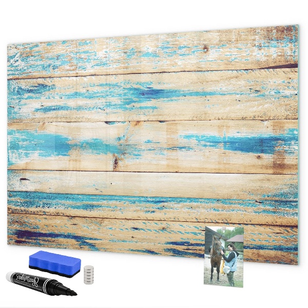 Magnettafel zum schreiben Stilvolle Pinnwand für Fotos und Notizen