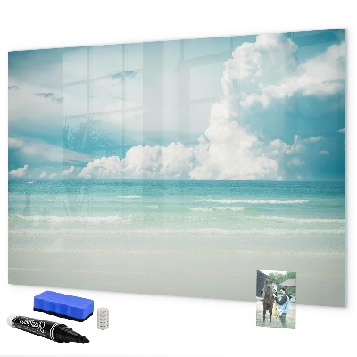 Schreib magnettafel Magnettafel mit Fotos vom Meer
