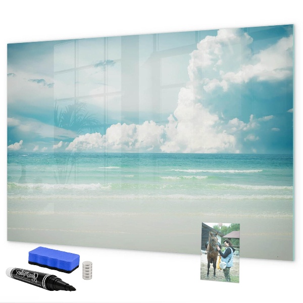 Schreib magnettafel Magnettafel mit Fotos vom Meer