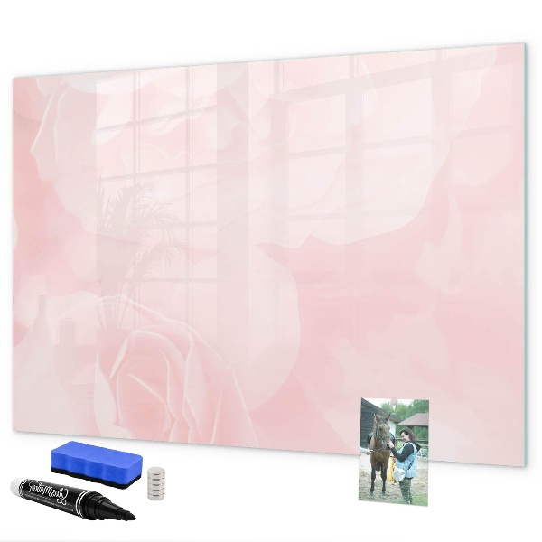 Schreib magnettafel Eine Tafel zur Präsentation von Erinnerungen und Fotos