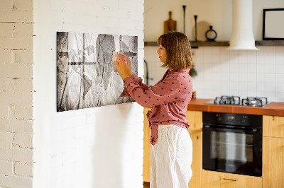 Schreib magnettafel Weltkarte mit Fotos und Zubehör