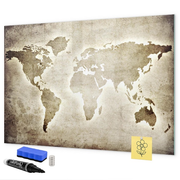 Magnettafel zum schreiben Erinnerungskarte mit persönlichen Fotos