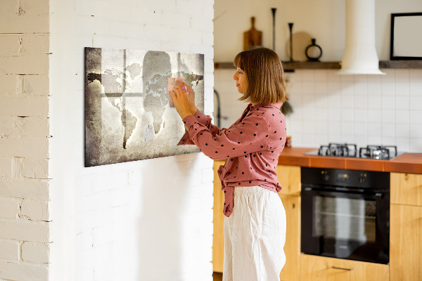Magnettafel zum schreiben Erinnerungskarte mit persönlichen Fotos