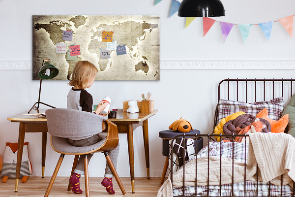 Magnettafel zum schreiben Erinnerungskarte mit persönlichen Fotos