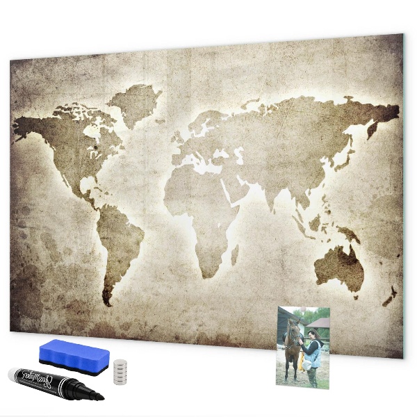 Magnettafel zum schreiben Erinnerungskarte mit persönlichen Fotos