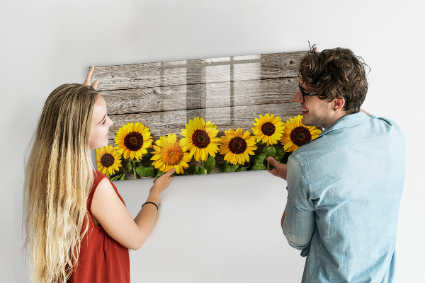 Magnettafel zum schreiben Kreatives Sonnenblumen-Blumenbrett