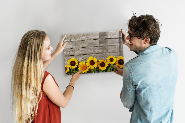 Magnettafel zum schreiben Kreatives Sonnenblumen-Blumenbrett