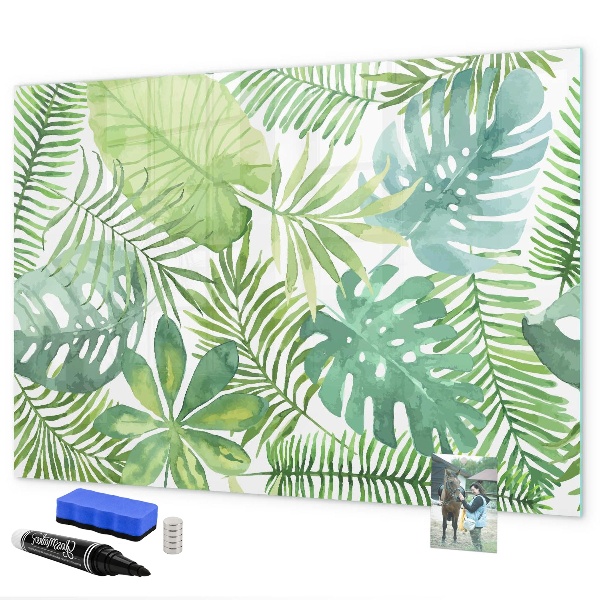 Magnettafel zum schreiben Grüne Tafel für Fotos und Notizen