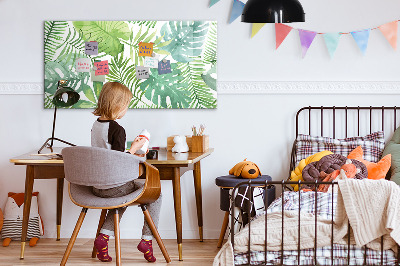 Magnettafel zum schreiben Grüne Tafel für Fotos und Notizen