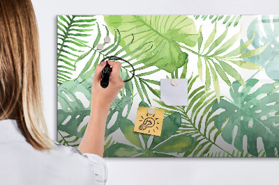 Magnettafel zum schreiben Grüne Tafel für Fotos und Notizen