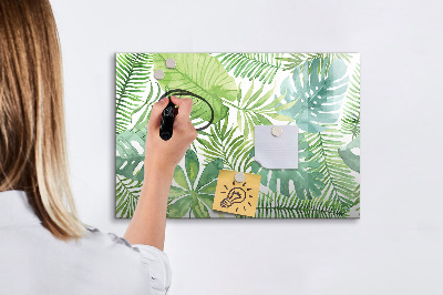 Magnettafel zum schreiben Grüne Tafel für Fotos und Notizen