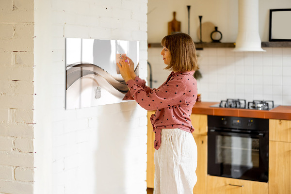 Magnettafel zum schreiben Moderne Fotodisplaytafel