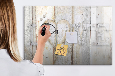 Schreib magnettafel Eine Pinnwand für Fotos und Erinnerungen