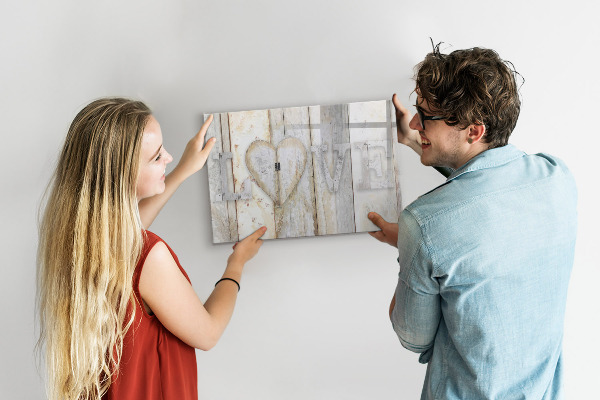 Schreib magnettafel Eine Pinnwand für Fotos und Erinnerungen