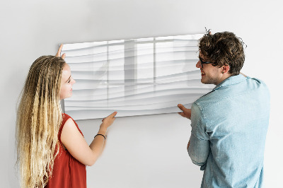 Magnettafel zum schreiben Eine stylische Tafel für Notizen und Fotos
