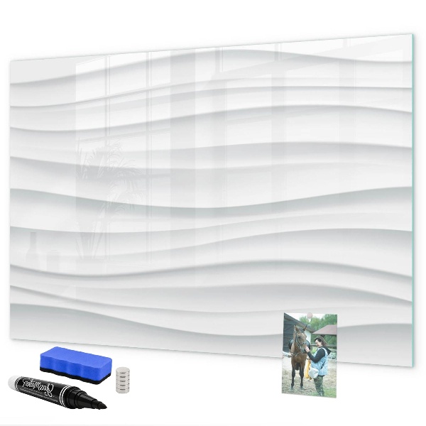 Magnettafel zum schreiben Eine stylische Tafel für Notizen und Fotos