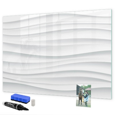 Magnettafel zum schreiben Eine stylische Tafel für Notizen und Fotos