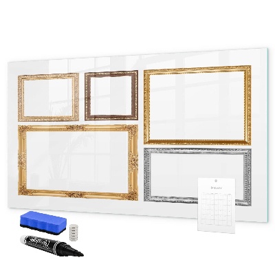 Schreib magnettafel Ein kreativer Ort für Fotos und Notizen