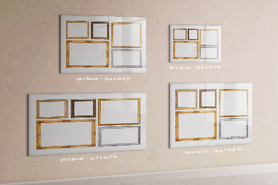 Schreib magnettafel Ein kreativer Ort für Fotos und Notizen