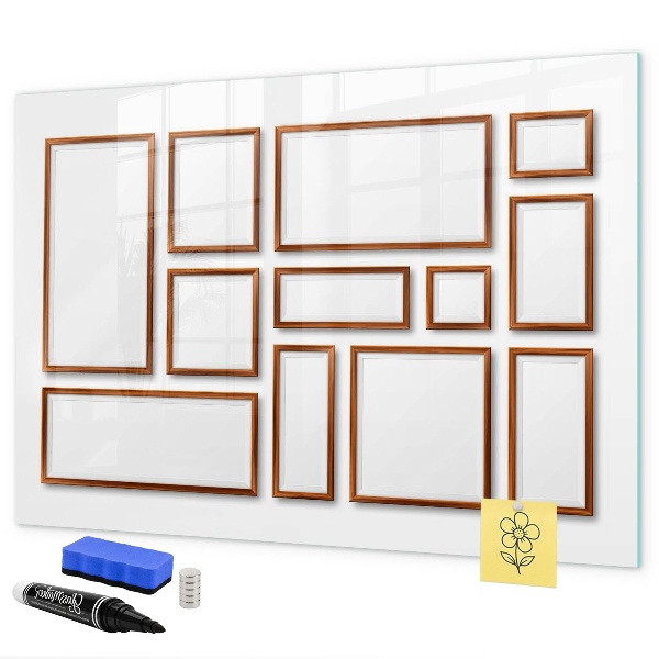 Magnettafel zum schreiben Ein kreativer Raum für Erinnerungen und Fotos