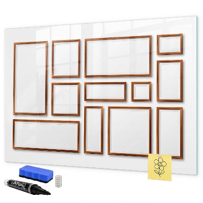 Magnettafel zum schreiben Ein kreativer Raum für Erinnerungen und Fotos