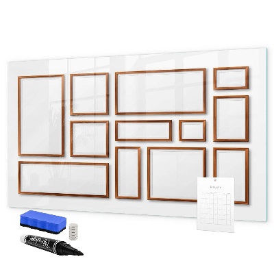 Magnettafel zum schreiben Ein kreativer Raum für Erinnerungen und Fotos