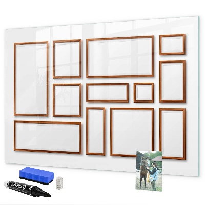 Magnettafel zum schreiben Ein kreativer Raum für Erinnerungen und Fotos