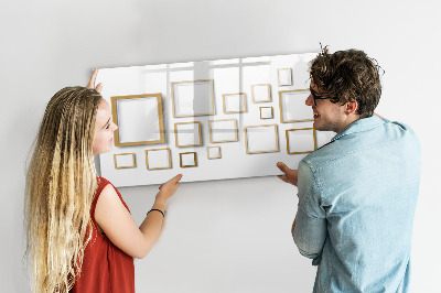 Schreib magnettafel Ein kreativer Raum für Fotos und Notizen