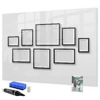 Magnettafel zum schreiben Moderne Pinnwand für Fotos und Notizen