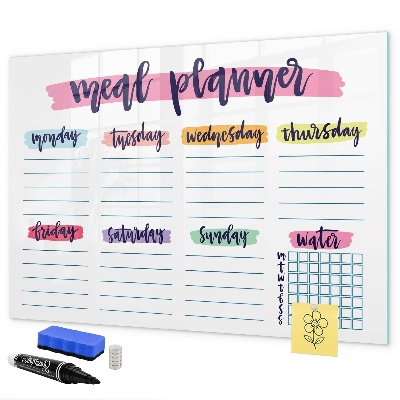 Schreib magnettafel Tages-Speiseplaner